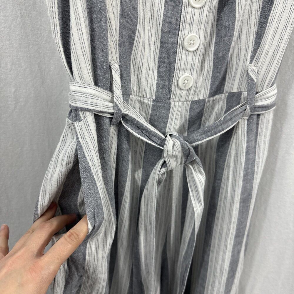 Rails Happer Laguna Striped Linen Blend Jumpsuit … - image 7